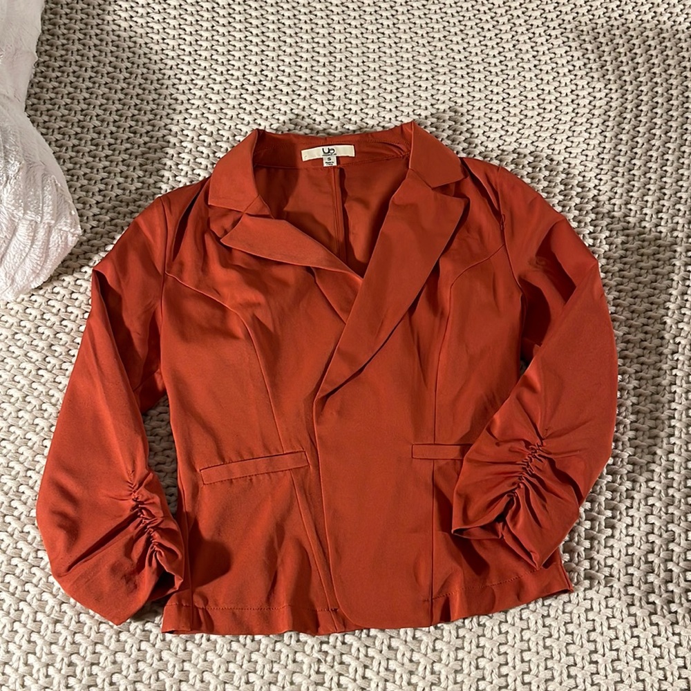 VINTAGE ORANGE RUST BLAZER